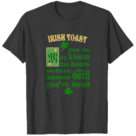 Irish Toast Men's Ringer T-Shirts T-shirt
