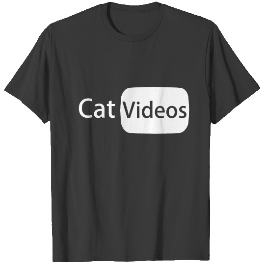 YouTube Logo: "CatVidoes" (Men's Shirt) T-shirt