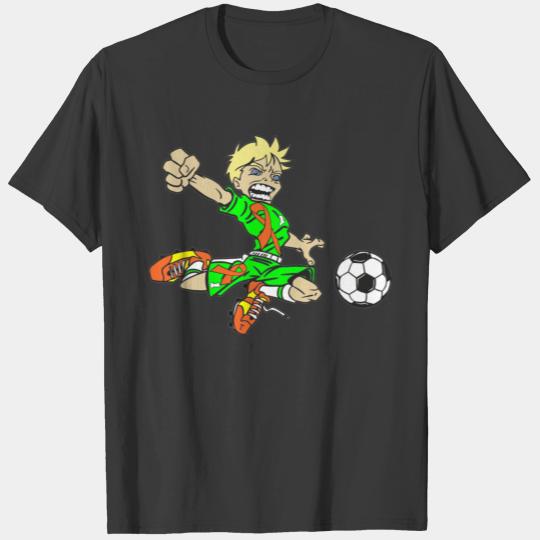 SOCCER BOY ORANGE RIBBON T-shirt