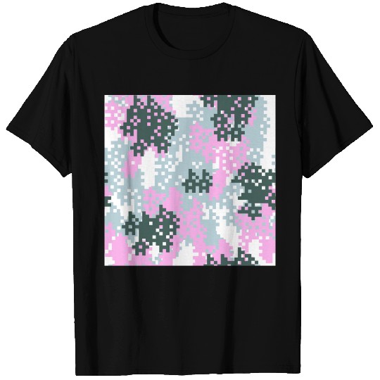 Pink Pixel Camouflage T-shirt