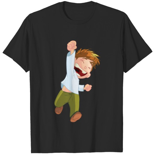 Discover Smiling kid cartoon T-shirt
