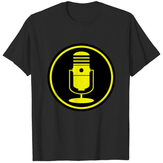 Discover Yellow Microphone T-shirt
