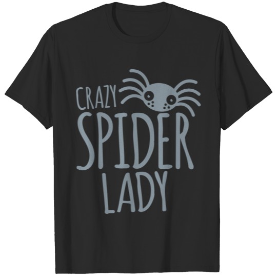 Discover crazy spider lady T-shirt