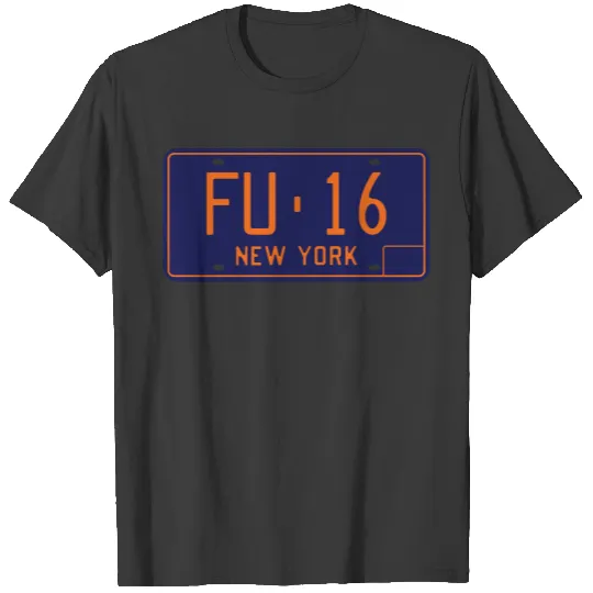 Retro 1966 Fulton County New York license plate T-shirt