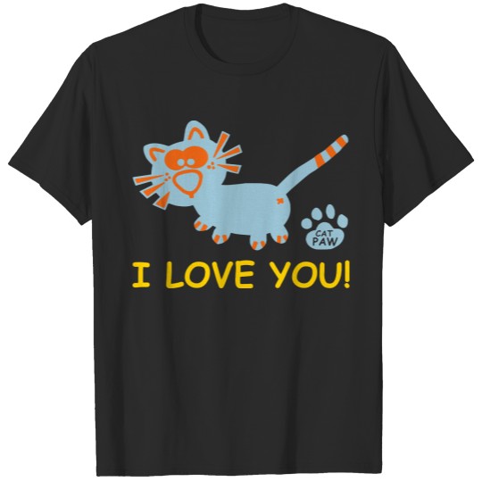 I love you Kitten Shirt Cat Kittens Kitty Gifts T-shirt