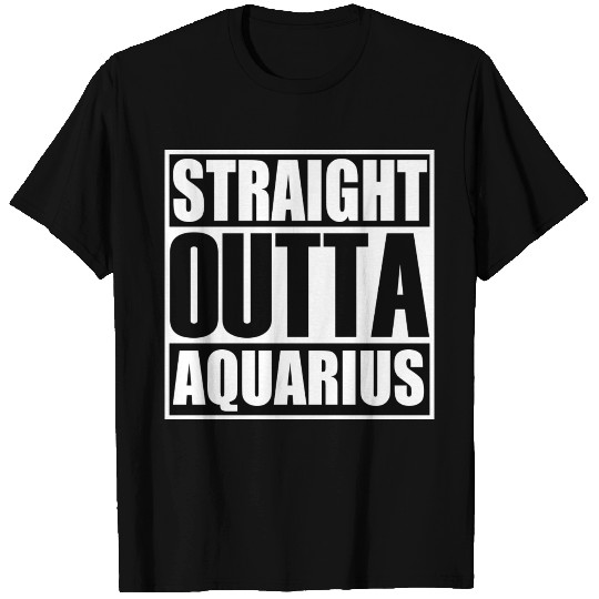Latest latest tagged as Straight Outta Aquarius T-shirt