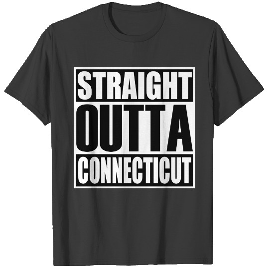 Latest Design tagged Straight Outta Connecticut T-shirt