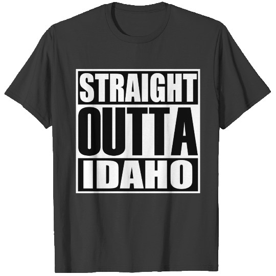 Latest Design tagged as a Straight Outta Idaho T-shirt