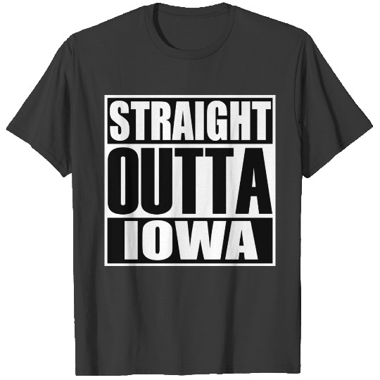Latest Design tagged as a Straight Outta Iowa T-shirt