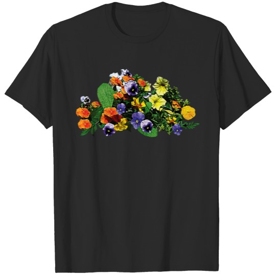 Discover Patch of Pansies T-shirt