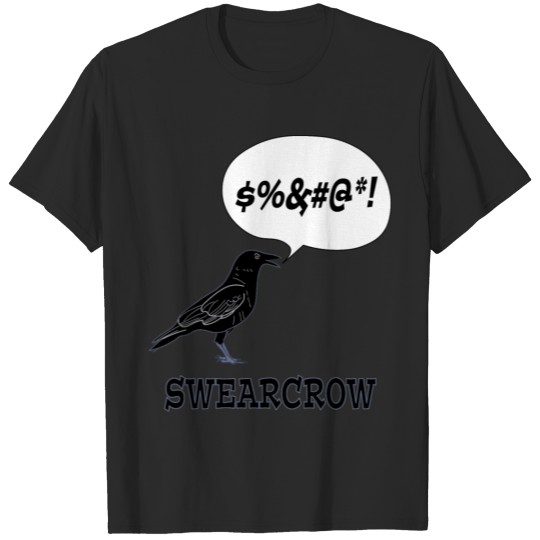 Discover Funny Animal Swear Crow T-shirt