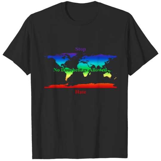 Stop Hate Rainbow Earth T-shirt