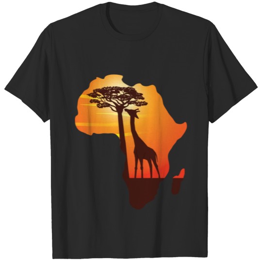 Discover African Giraffe T-shirt