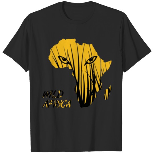 Africa Map Tiger T-shirt