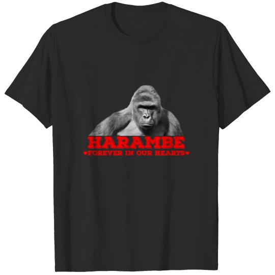 Discover Harambe - Forever In Our Hearts T-shirt