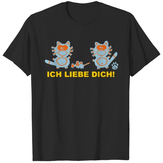 Discover Ich liebe dich Mummy Daddy I love you German T-shirt