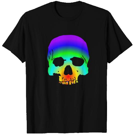 cotton candy skull T-shirt