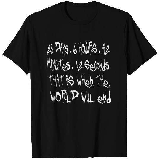 Donnie Darko - That Is When The World Will End T-shirt