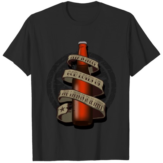 Discover Beer is Proof Tattoo T-shirt