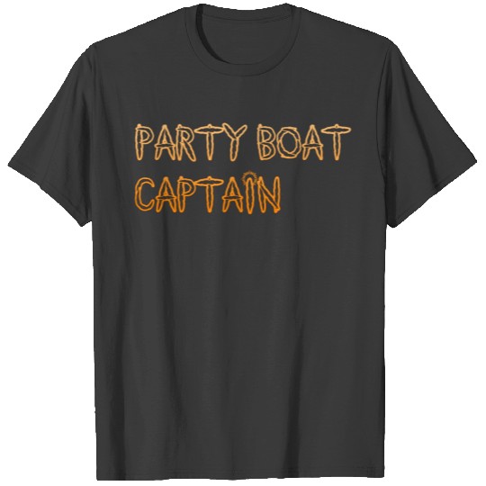 party boat captain T-shirt