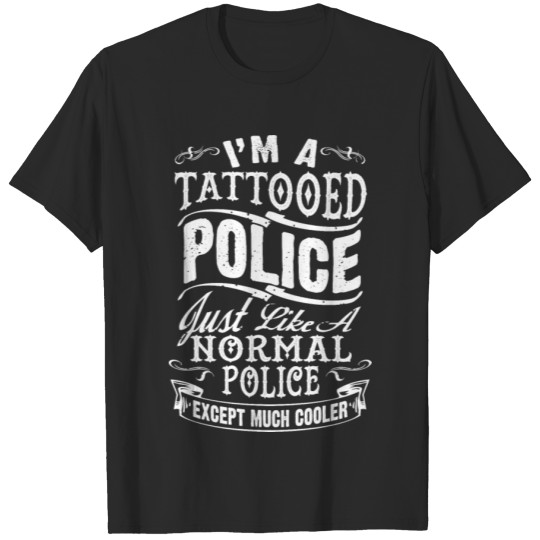 Discover TATTOOED POLICE 2 T-shirt