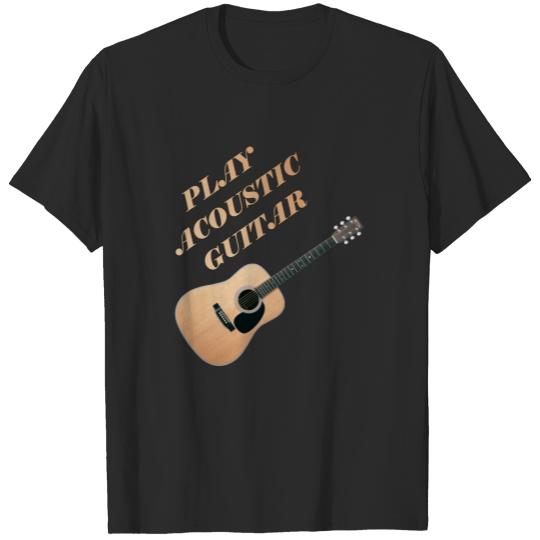 Discover Play Acoustic Guitar T-shirt
