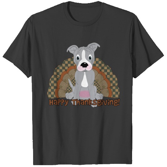 Pitbull Thanksgiving T-shirt