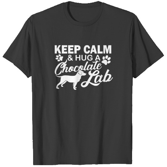 Hug A Chocolate Lab Shirt T-shirt
