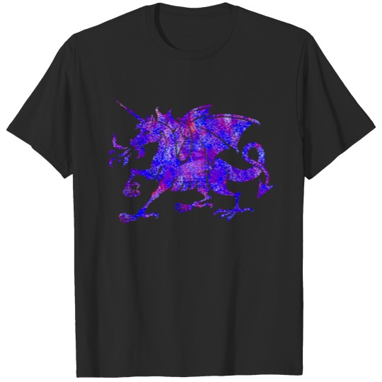 Discover unicorn dragon T-shirt