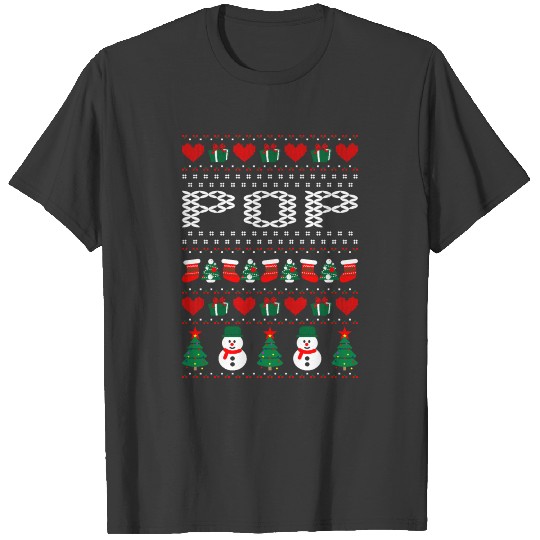 Discover Pop Ugly Christmas Sweater T-shirt