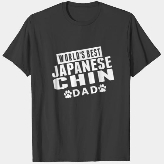 World's Best Japanese Chin Dad T-shirt