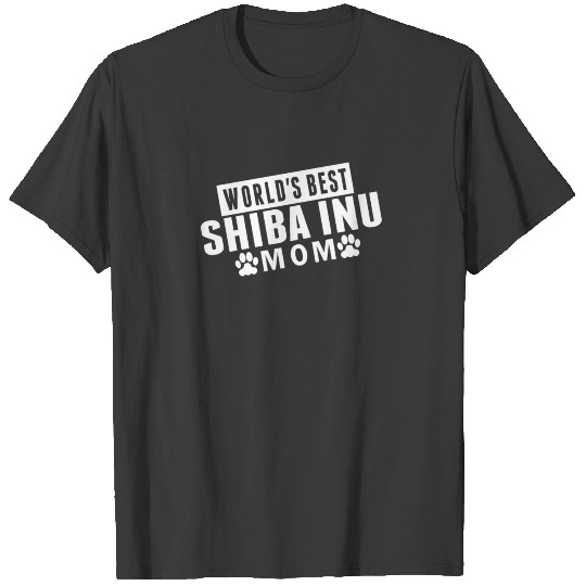 World's Best Shiba Inu Mom T-shirt