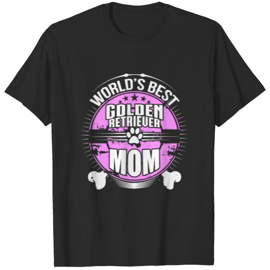 Discover World's Best Golden Retriever Mom Dog Owner Shirt T-shirt