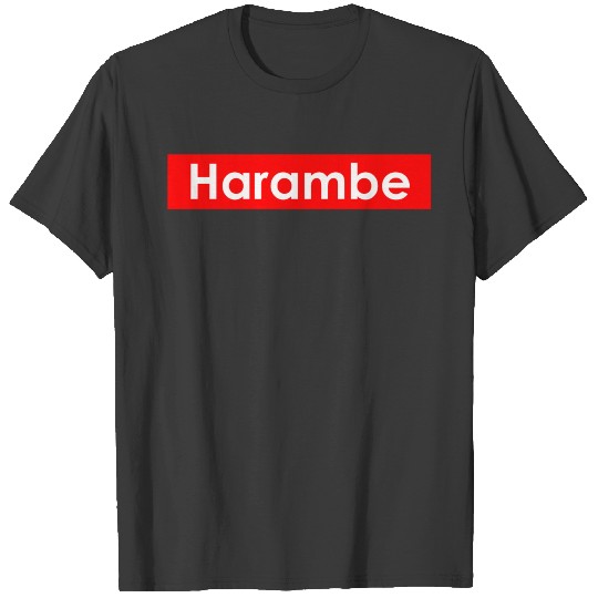 harambe text T-shirt
