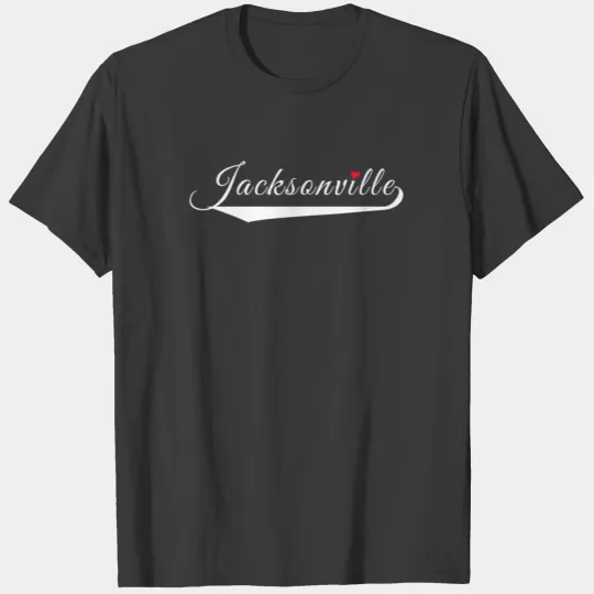 Jacksonville Love Fancy Heart City Logo T-shirt