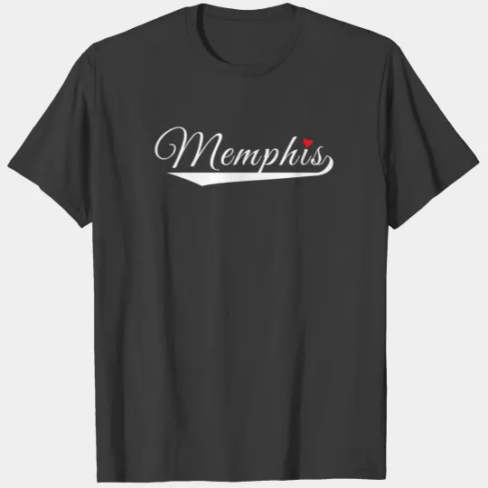 Memphis Love Fancy Heart City Logo T-shirt