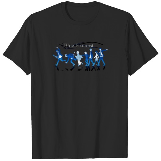 blue exorcist gang T-shirt
