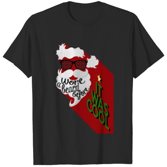 Discover Hipster Santa's Beard T-shirt