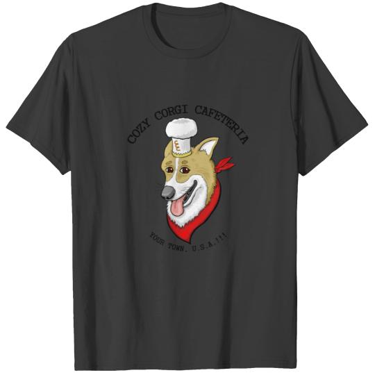 Cozy Corgi Cafeteria T-shirt