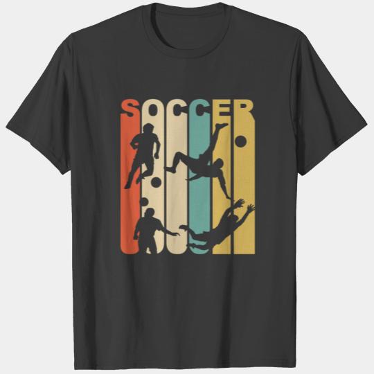 Vintage Retro 1970's Style Soccer T-shirt