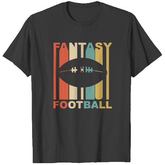 Retro 1970's Style Football Silhouette T-shirt