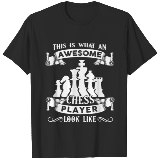Discover Awesome Chess Player Shirt T-shirt