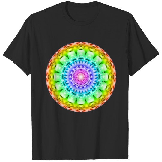 Discover RainbowPulse Mandala T-shirt