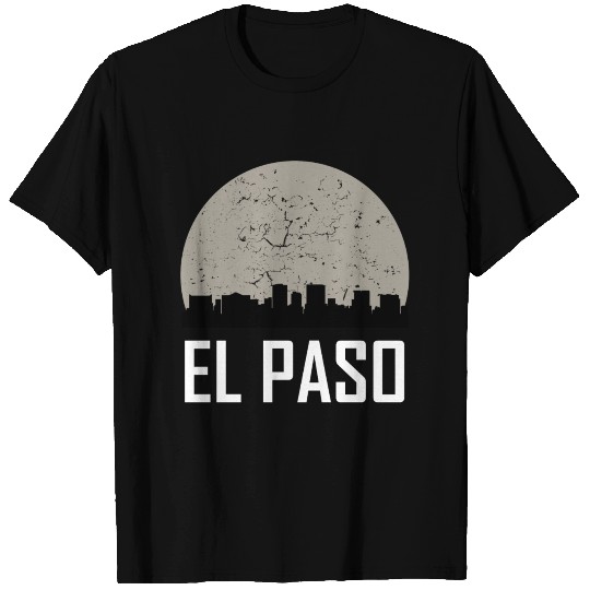 El Paso Full Moon Skyline T-shirt