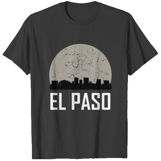 El Paso Full Moon Skyline T-shirt