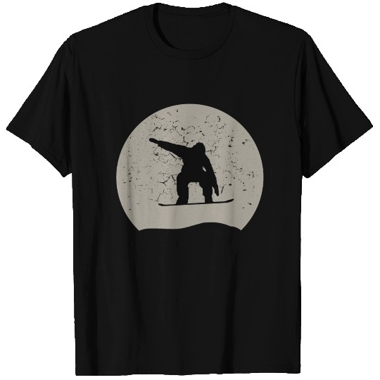 Snowboarding Full Moon T-shirt