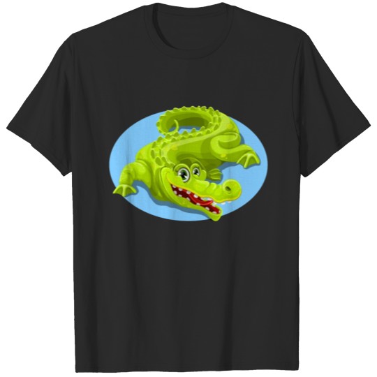 Discover Cartoon Crocodile Vector Design 2 T-shirt