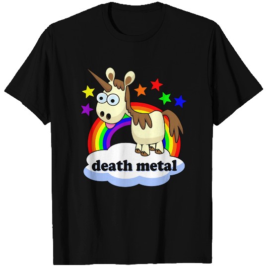 death metal unicorn T-shirt