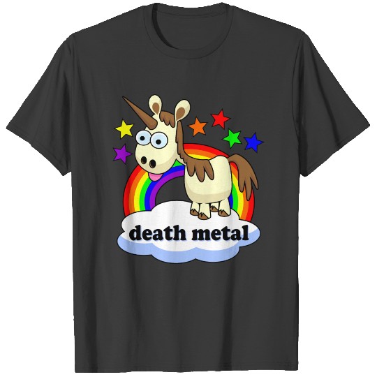 death metal unicorn T-shirt