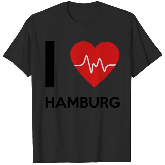 Discover I Love Hamburg T-shirt